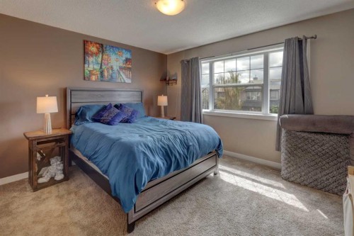 469 Morningside Way Sw, Airdrie, AB - Indoor Photo Showing Bedroom