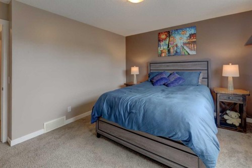 469 Morningside Way Sw, Airdrie, AB - Indoor Photo Showing Bedroom