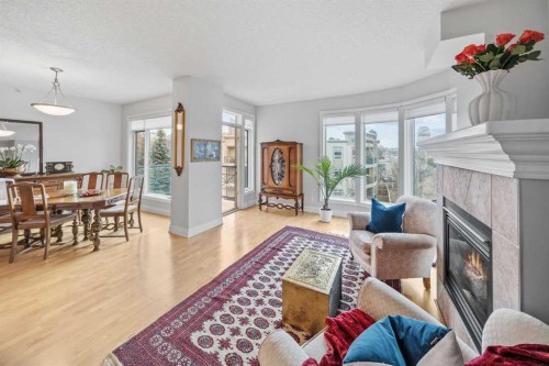 401-4 14 Street Nw, Calgary, AB - Indoor With Fireplace