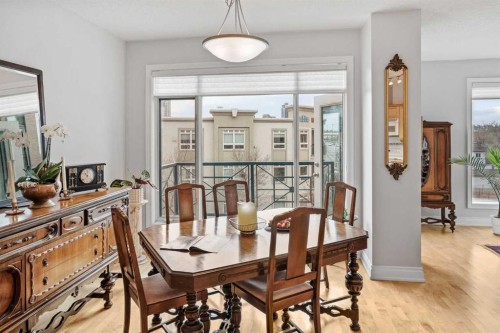 401-4 14 Street Nw, Calgary, AB - Indoor Photo Showing Dining Room