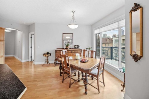 401-4 14 Street Nw, Calgary, AB - Indoor Photo Showing Dining Room