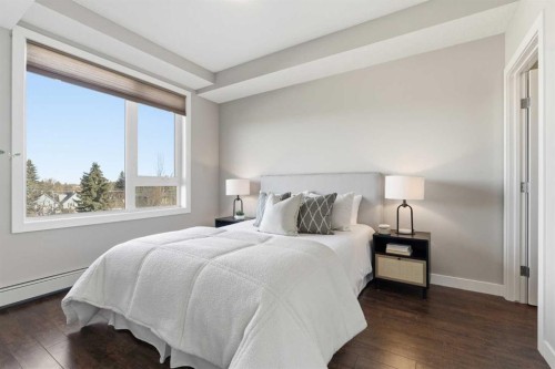 403-607 17 Avenue Nw, Calgary, AB - Indoor Photo Showing Bedroom