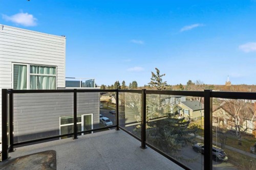 403-607 17 Avenue Nw, Calgary, AB - Outdoor With Balcony