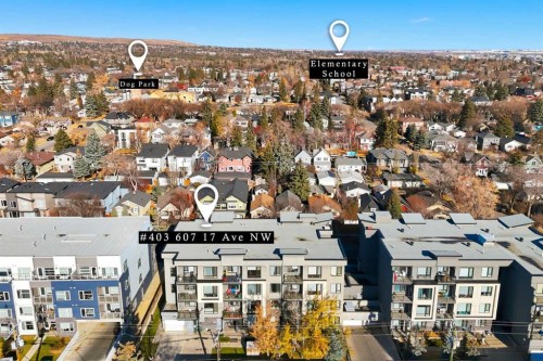 403-607 17 Avenue Nw, Calgary, AB - Outdoor With View