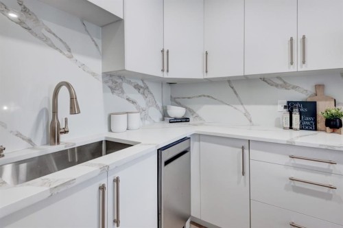 1310-13104 Elbow Drive Sw, Calgary, AB - Indoor Photo Showing Kitchen