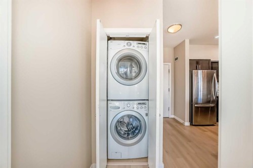 201-4303 1 Street Ne, Calgary, AB - Indoor Photo Showing Laundry Room