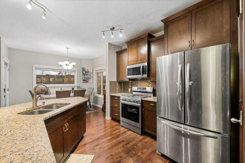187 Sage Hill Green Nw, Calgary, AB - Indoor Photo Showing Kitchen With Stainless Steel Kitchen With Double Sink