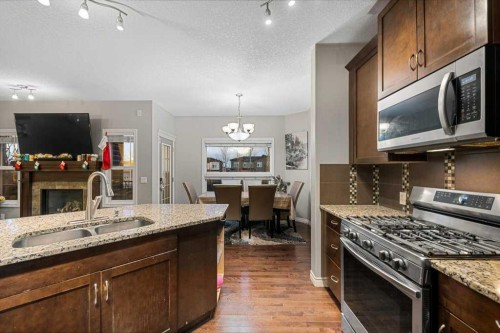 187 Sage Hill Green Nw, Calgary, AB - Indoor Photo Showing Kitchen With Double Sink