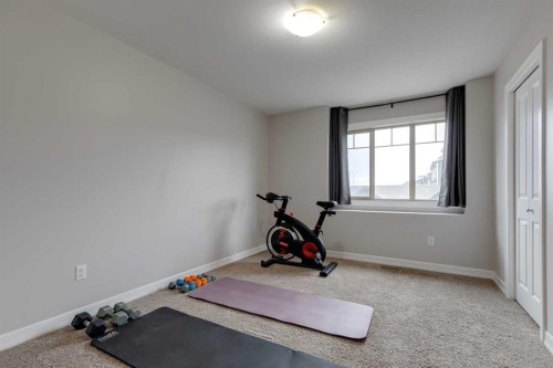 1404-121 Copperpond Common Se, Calgary, AB - Indoor Photo Showing Gym Room