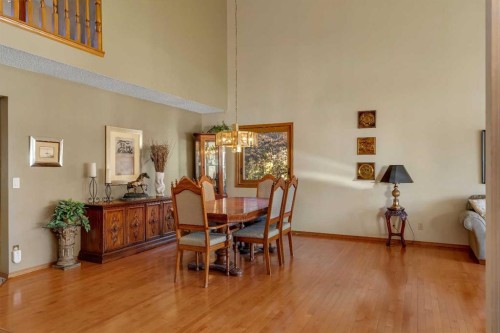 223 Shawnee Mews Sw, Calgary, AB - Indoor Photo Showing Dining Room