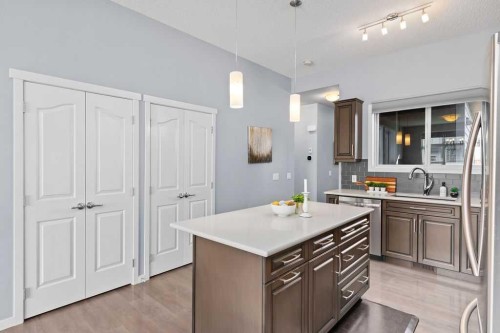 103 Masters Heights Se, Calgary, AB - Indoor Photo Showing Kitchen
