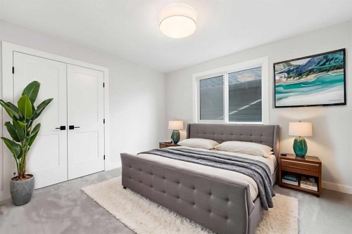 160 Vantage Drive, Cochrane, AB - Indoor Photo Showing Bedroom