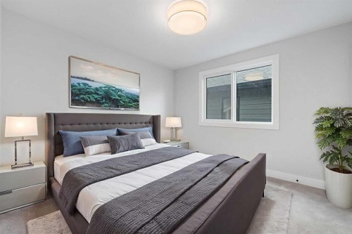 160 Vantage Drive, Cochrane, AB - Indoor Photo Showing Bedroom