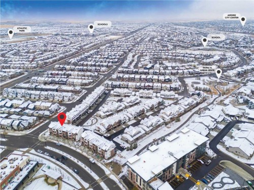 1302-201 Cooperswood Green Sw, Airdrie, AB - Outdoor With View