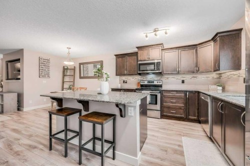 29 Legacy Mews Se, Calgary, AB - Indoor Photo Showing Kitchen With Stainless Steel Kitchen With Upgraded Kitchen