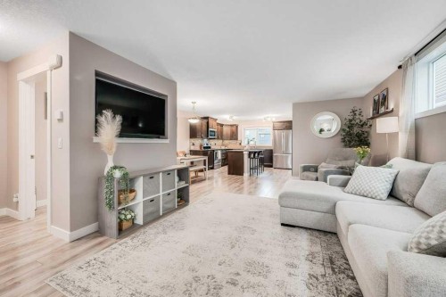 29 Legacy Mews Se, Calgary, AB - Indoor Photo Showing Living Room