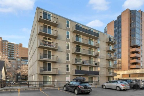 606-1328 13 Avenue Sw, Calgary, AB - Outdoor With Balcony With Facade