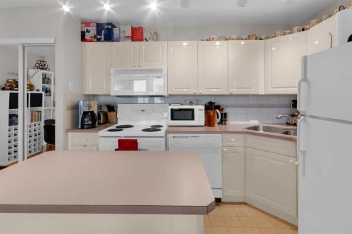 606-1328 13 Avenue Sw, Calgary, AB - Indoor Photo Showing Kitchen With Double Sink