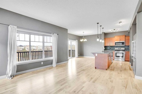 208 Sagewood Landing Sw, Airdrie, AB - Indoor Photo Showing Kitchen