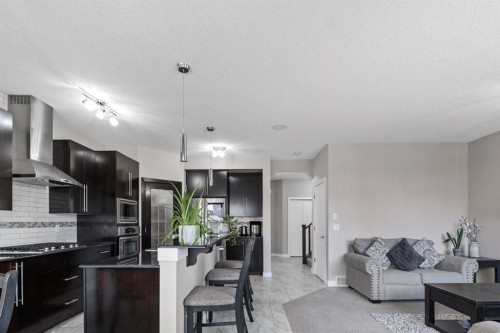 514 Skyview Ranch Way Ne, Calgary, AB - Indoor Photo Showing Kitchen With Upgraded Kitchen