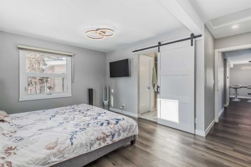 9816 Palistone Road Sw, Calgary, AB - Indoor Photo Showing Bedroom