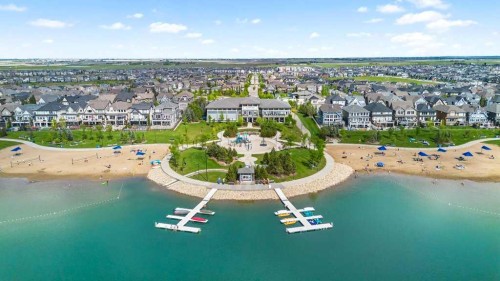 108 Masters Heights Se, Calgary, AB - Outdoor With Body Of Water With View