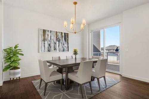 152 Sage Hill Heights Nw, Calgary, AB - Indoor Photo Showing Dining Room