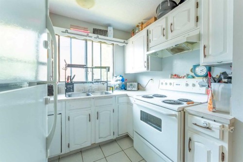 53 Beaconsfield Crescent Nw, Calgary, AB - Indoor Photo Showing Kitchen With Double Sink