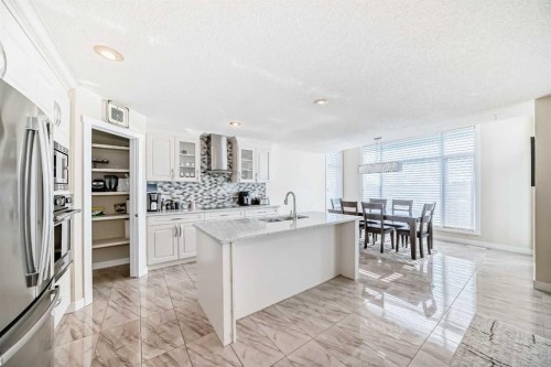 41 Covette Bay Ne, Calgary, AB - Indoor Photo Showing Kitchen With Upgraded Kitchen