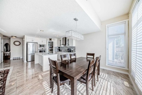 41 Covette Bay Ne, Calgary, AB - Indoor Photo Showing Dining Room