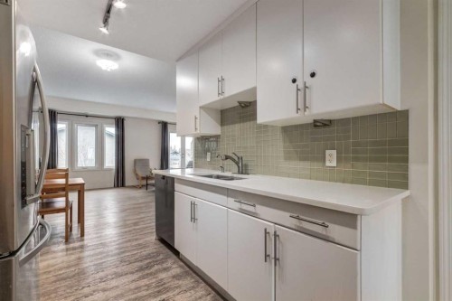 64 Auburn Bay Close Se, Calgary, AB - Indoor Photo Showing Kitchen With Double Sink