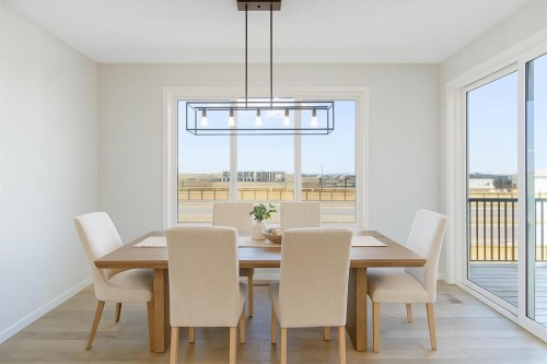 112 Belmont Place Sw, Calgary, AB - Indoor Photo Showing Dining Room
