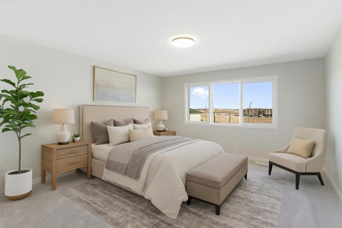 112 Belmont Place Sw, Calgary, AB - Indoor Photo Showing Bedroom