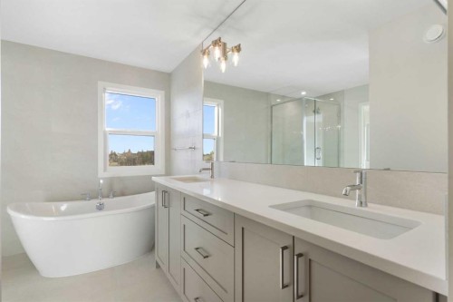 218 West Grove Lane Sw, Calgary, AB - Indoor Photo Showing Bathroom