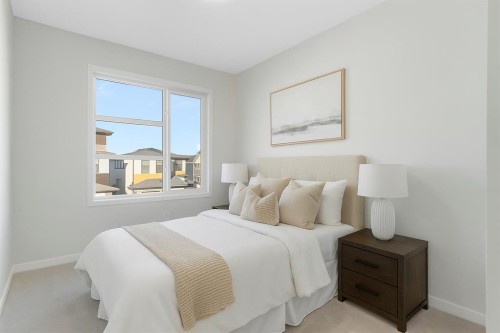 218 West Grove Lane Sw, Calgary, AB - Indoor Photo Showing Bedroom