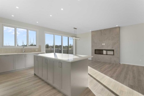 218 West Grove Lane Sw, Calgary, AB - Indoor Photo Showing Kitchen
