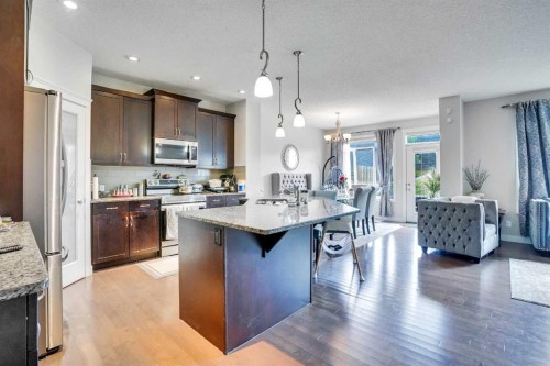 272 Skyview Shores Manor Ne, Calgary, AB - Indoor Photo Showing Kitchen With Stainless Steel Kitchen With Upgraded Kitchen