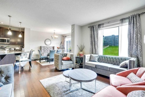 272 Skyview Shores Manor Ne, Calgary, AB - Indoor Photo Showing Living Room