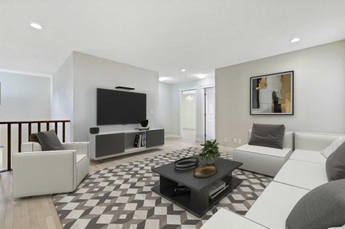 182 Cranarch Place Se, Calgary, AB - Indoor Photo Showing Living Room