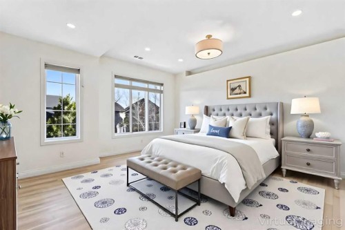 182 Cranarch Place Se, Calgary, AB - Indoor Photo Showing Bedroom