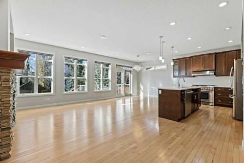 182 Cranarch Place Se, Calgary, AB - Indoor Photo Showing Kitchen With Stainless Steel Kitchen With Upgraded Kitchen