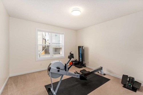 38 Evansbrooke Manor Nw, Calgary, AB - Indoor Photo Showing Gym Room