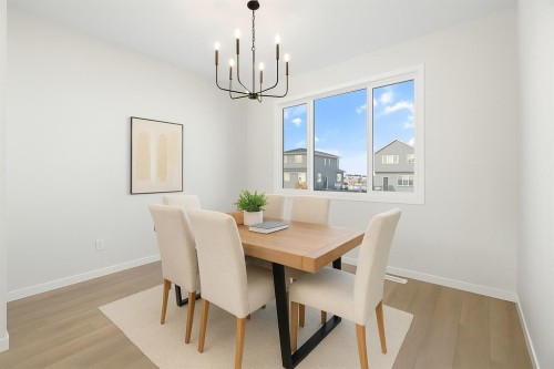 13 Creekview Manor Sw, Calgary, AB - Indoor Photo Showing Dining Room