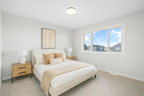 13 Creekview Manor Sw, Calgary, AB - Indoor Photo Showing Bedroom