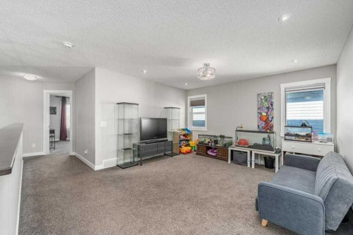 125 Sage Bluff Close Nw, Calgary, AB - Indoor Photo Showing Living Room