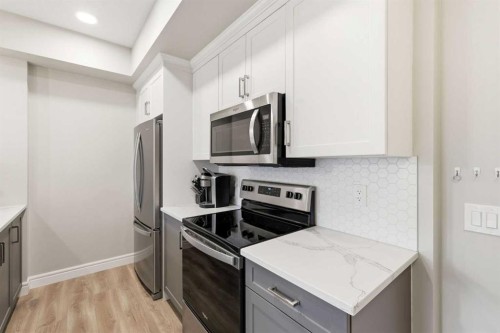 203-19661 40 Street Se, Calgary, AB - Indoor Photo Showing Kitchen