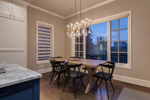 40 Mary Dover Drive Sw, Calgary, AB - Indoor Photo Showing Dining Room