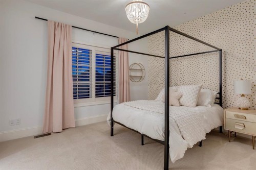 40 Mary Dover Drive Sw, Calgary, AB - Indoor Photo Showing Bedroom