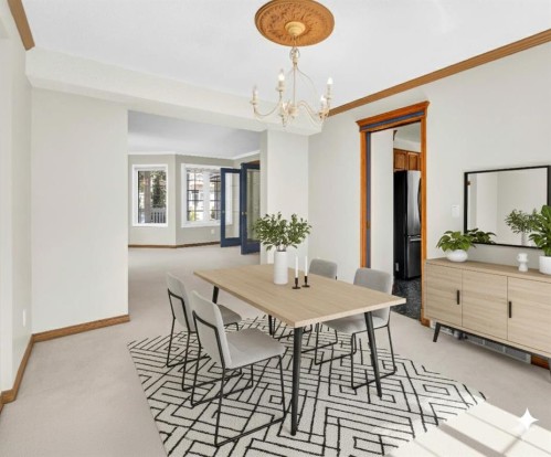 159 Hampshire Grove Nw, Calgary, AB - Indoor Photo Showing Dining Room