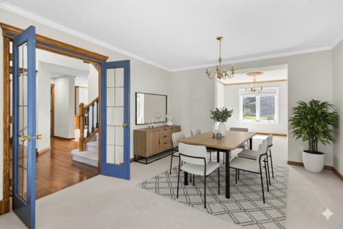 159 Hampshire Grove Nw, Calgary, AB - Indoor Photo Showing Dining Room